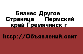 Бизнес Другое - Страница 2 . Пермский край,Гремячинск г.